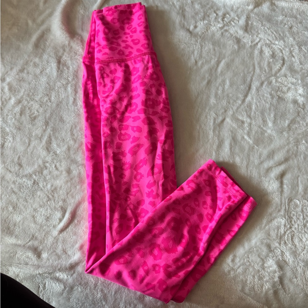 Pink Leopard Print Beyond Yoga XS